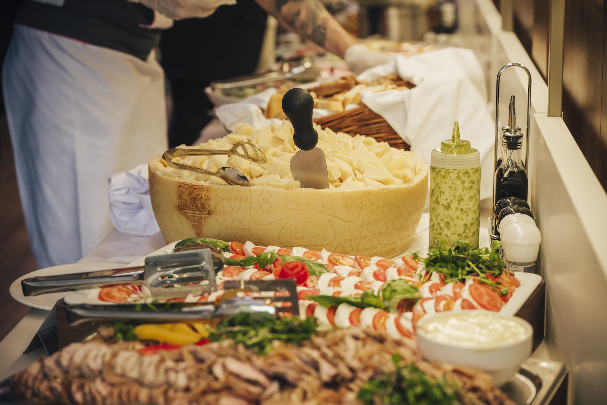 Catering auf dem Schiff