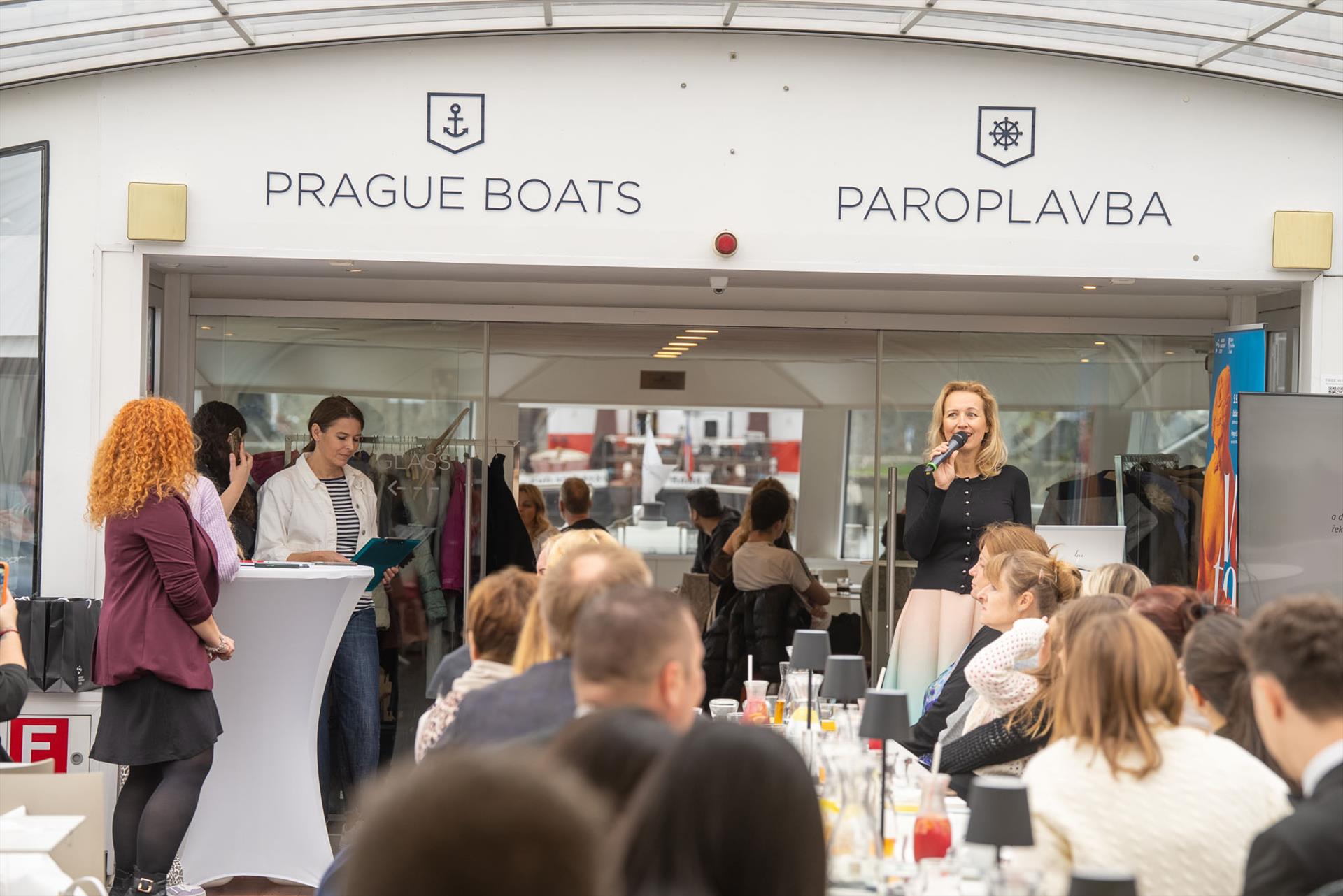 Children's imagination flooded the Vltava
