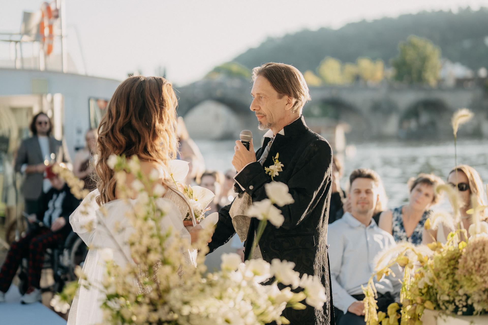 A timeless wedding straight out of a film